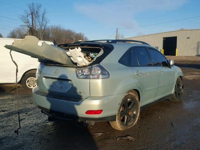 JTJHA31U440025098 - 2004 LEXUS RX 330 SILVER photo 4