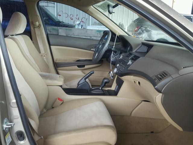 1HGCP2F35AA077563 - 2010 HONDA ACCORD LX BEIGE photo 5