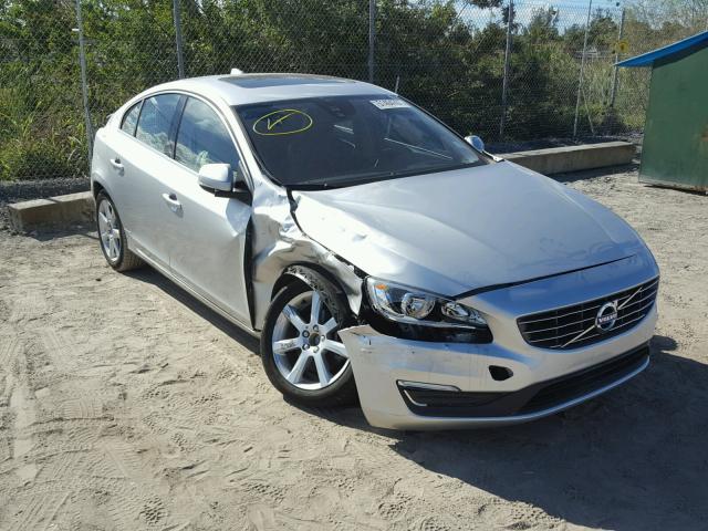 YV126MFK1G2407549 - 2016 VOLVO S60 PREMIE SILVER photo 1