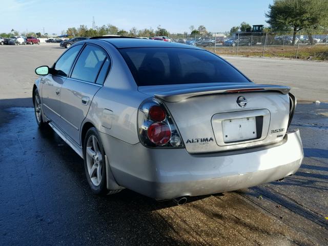 1N4BL11E15N921983 - 2005 NISSAN ALTIMA SE SILVER photo 3