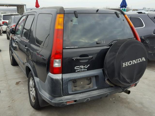 JHLRD78832C023713 - 2002 HONDA CR-V EX BLACK photo 3