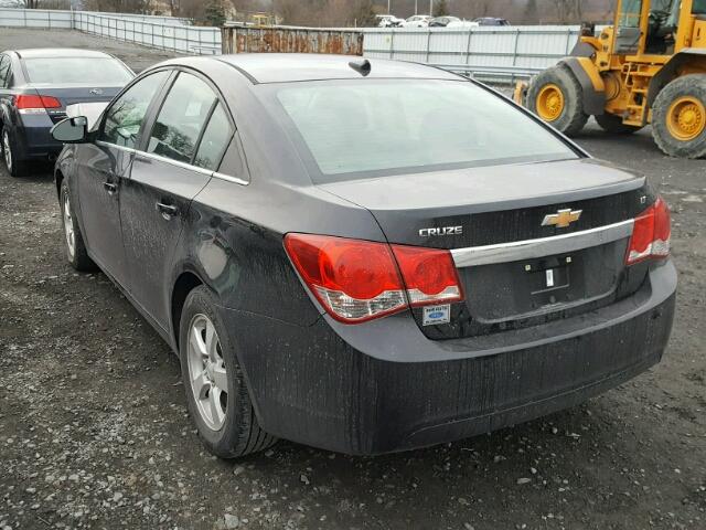 1G1PF5S98B7135266 - 2011 CHEVROLET CRUZE LT BLACK photo 3