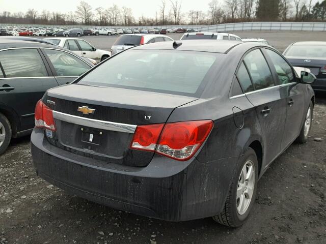 1G1PF5S98B7135266 - 2011 CHEVROLET CRUZE LT BLACK photo 4