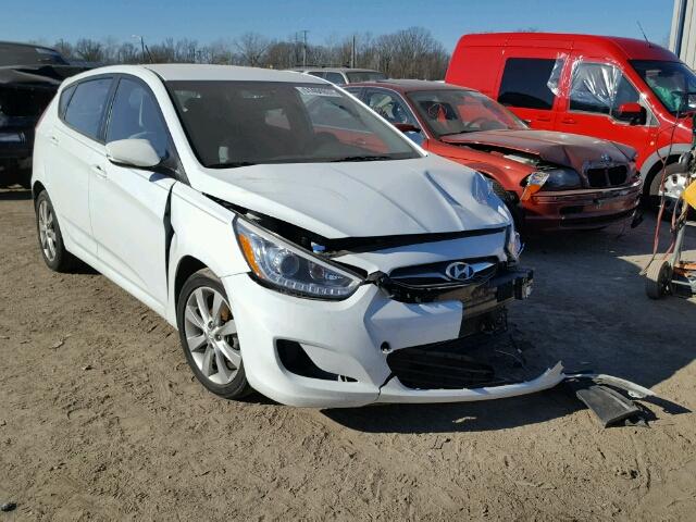 KMHCU5AE4EU153419 - 2014 HYUNDAI ACCENT GLS WHITE photo 1