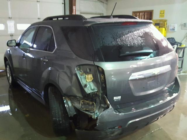 2GNFLEEK9D6279722 - 2013 CHEVROLET EQUINOX LT GRAY photo 3