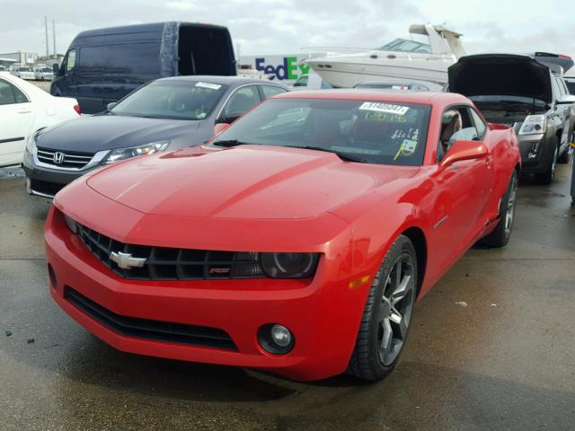 2G1FC1E3XC9176874 - 2012 CHEVROLET CAMARO LT ORANGE photo 2