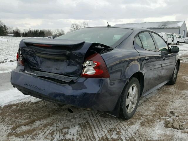 2G2WP552671129490 - 2007 PONTIAC GRAND PRIX BLUE photo 4