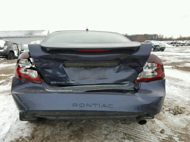 2G2WP552671129490 - 2007 PONTIAC GRAND PRIX BLUE photo 9