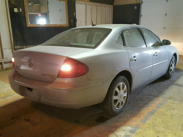 2G4WC582761168697 - 2006 BUICK LACROSSE C GRAY photo 4