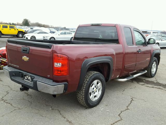 2GCFK19Y881114234 - 2008 CHEVROLET SILVERADO RED photo 4