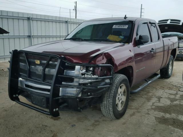 1GCEC19J69Z145390 - 2009 CHEVROLET SILVERADO BURGUNDY photo 2