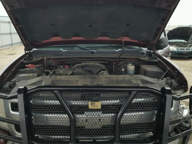 1GCEC19J69Z145390 - 2009 CHEVROLET SILVERADO BURGUNDY photo 7