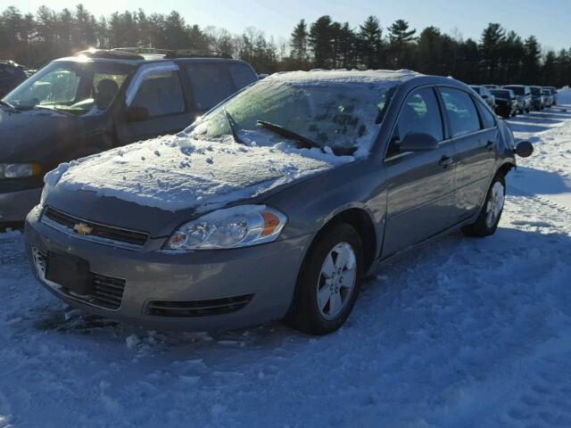 2G1WT58N179148844 - 2007 CHEVROLET IMPALA LT GRAY photo 2