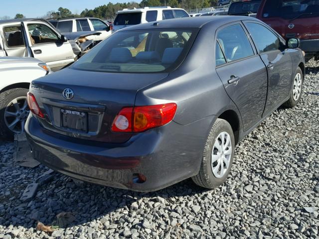 1NXBU4EE2AZ323321 - 2010 TOYOTA COROLLA BA CHARCOAL photo 4