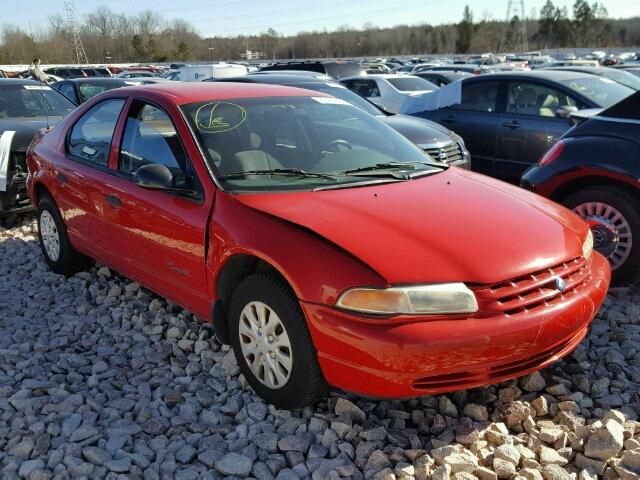 1P3EJ46X2WN289439 - 1998 PLYMOUTH BREEZE BAS RED photo 1