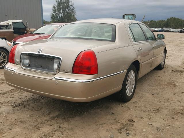 1LNHM81W65Y613897 - 2005 LINCOLN TOWN CAR S GOLD photo 4