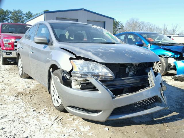 3N1AB7AP7DL625994 - 2013 NISSAN SENTRA S GRAY photo 1