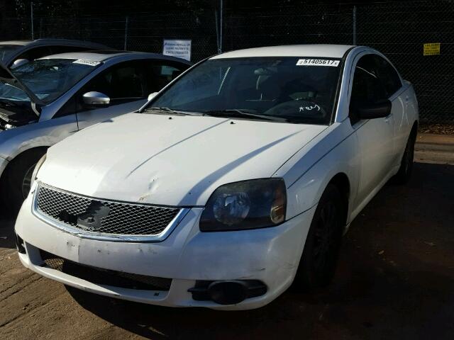 4A32B2FF1BE014387 - 2011 MITSUBISHI GALANT FE WHITE photo 2