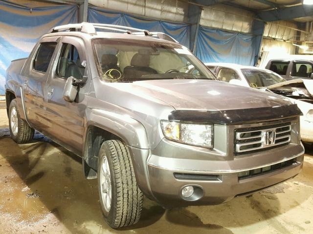 2HJYK16527H509353 - 2007 HONDA RIDGELINE GRAY photo 1