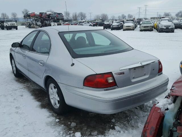 1MEFM50U82A647093 - 2002 MERCURY SABLE GS SILVER photo 3