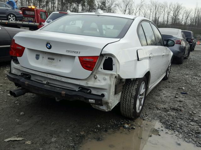 WBAPK7C55AA462667 - 2010 BMW 328 XI WHITE photo 4