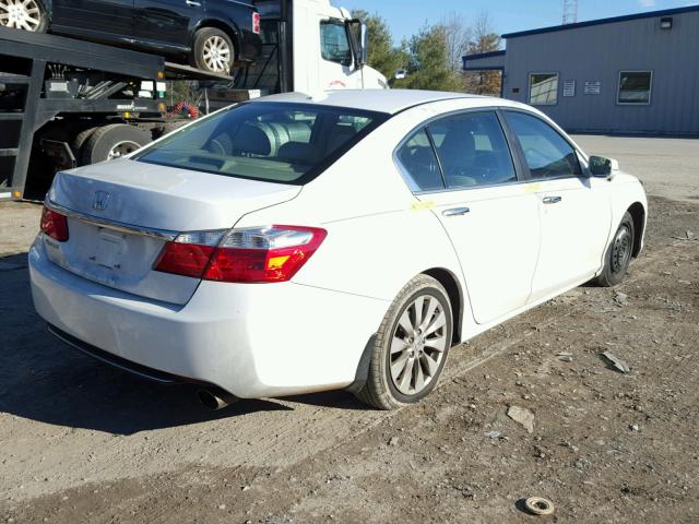 1HGCR2F82DA018755 - 2013 HONDA ACCORD EXL WHITE photo 4