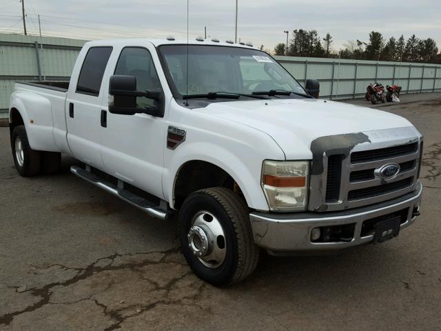 1FTWW33R68EA97255 - 2008 FORD F350 SUPER WHITE photo 1