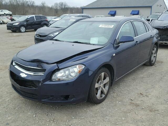 1G1ZJ57BX84289510 - 2008 CHEVROLET MALIBU 2LT BLUE photo 2