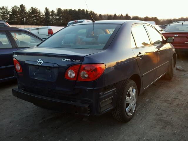 2T1BR32E28C868057 - 2008 TOYOTA COROLLA CE BLUE photo 4