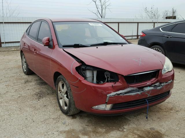 KMHDU4ADXAU024973 - 2010 HYUNDAI ELANTRA BL RED photo 1