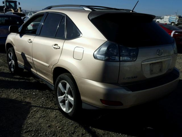 JTJGA31U440039076 - 2004 LEXUS RX 330 GOLD photo 3