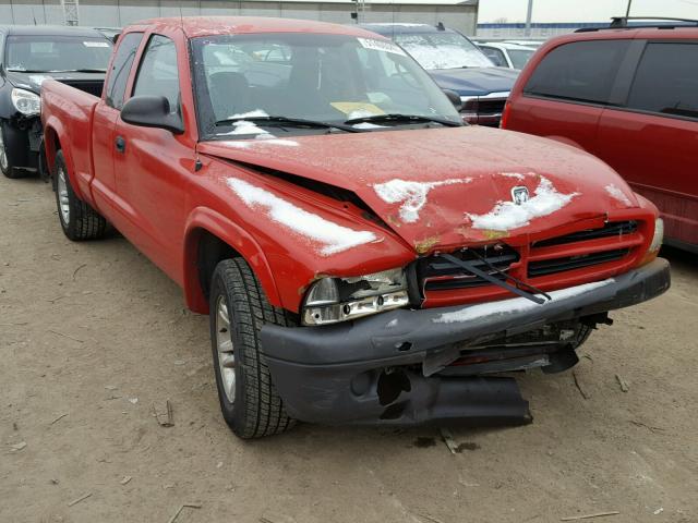 1D7HL12X43S101213 - 2003 DODGE DAKOTA SXT RED photo 1