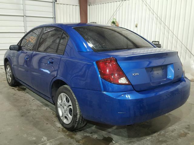 1G8AJ52F64Z106934 - 2004 SATURN ION LEVEL BLUE photo 3