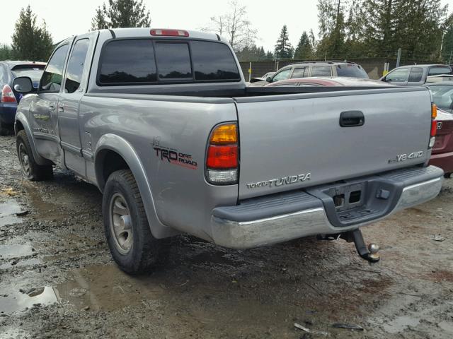 5TBBT44101S136694 - 2001 TOYOTA TUNDRA ACC SILVER photo 3