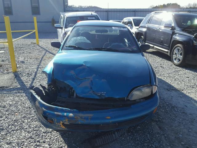 1G1JF5246V7265528 - 1997 CHEVROLET CAVALIER L GREEN photo 9