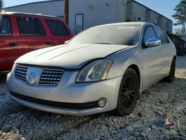 1N4BA41E04C927159 - 2004 NISSAN MAXIMA SE SILVER photo 2