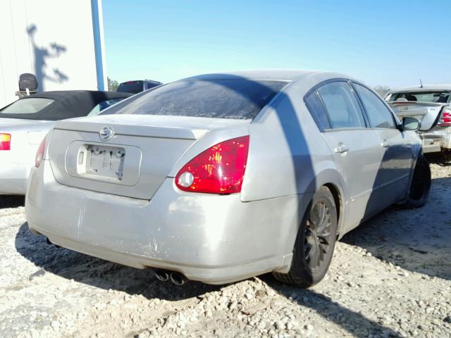 1N4BA41E04C927159 - 2004 NISSAN MAXIMA SE SILVER photo 4