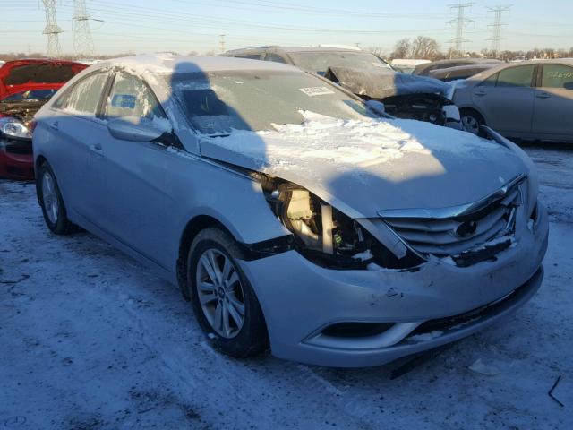 5NPEB4AC7CH407501 - 2012 HYUNDAI SONATA GLS SILVER photo 1