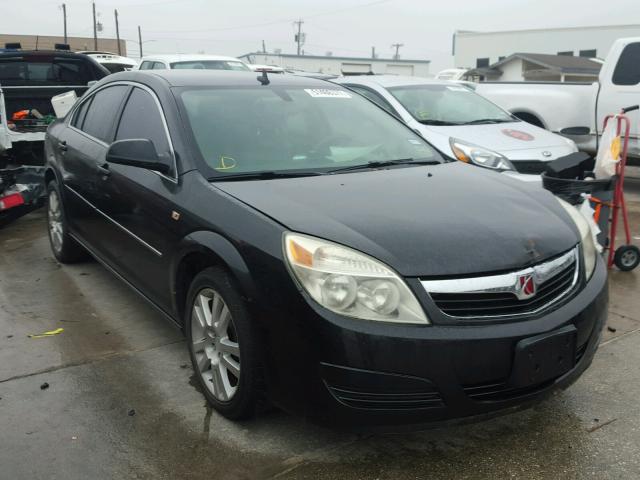 1G8ZS57N38F133533 - 2008 SATURN AURA XE BLACK photo 1