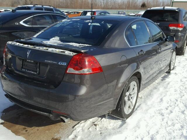 6G2ER57729L158189 - 2009 PONTIAC G8 GRAY photo 4