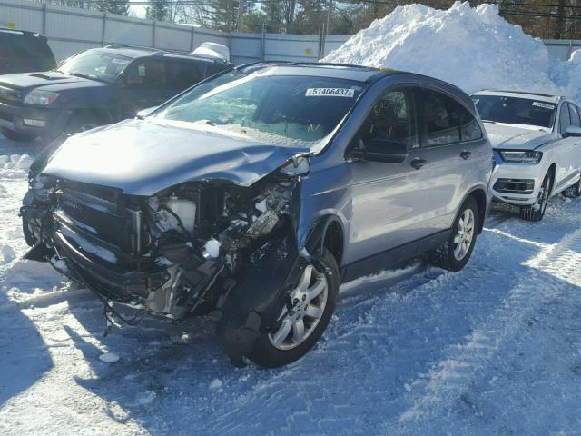 JHLRE38598C015023 - 2008 HONDA CR-V EX SILVER photo 2