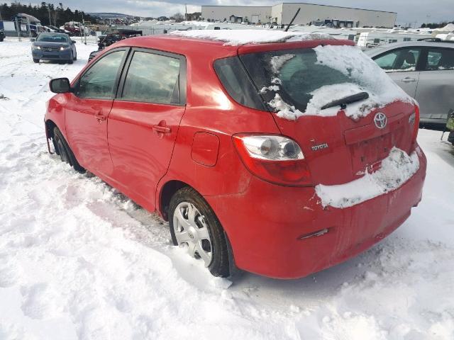 2T1KE4EE5AC033993 - 2010 TOYOTA COROLLA MA RED photo 3