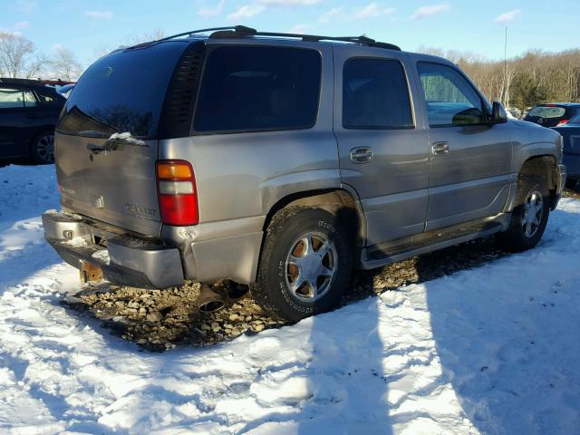 1GKEK63U02J307882 - 2002 GMC DENALI GRAY photo 4