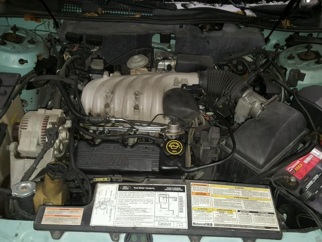 1FALP52U6SA263036 - 1995 FORD TAURUS GL GREEN photo 7