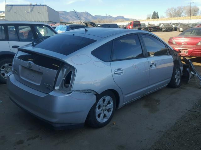 JTDKB20U063130286 - 2006 TOYOTA PRIUS SILVER photo 4