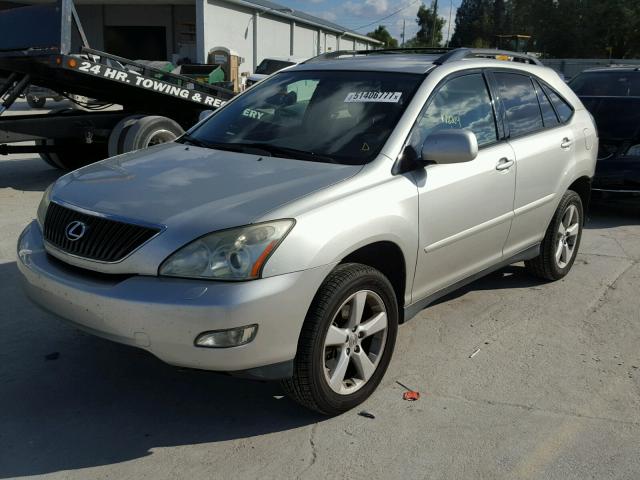 JTJHA31U540043142 - 2004 LEXUS RX 330 SILVER photo 2