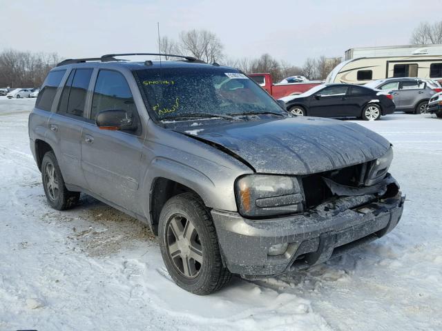 1GNDT13S352325403 - 2005 CHEVROLET TRAILBLAZE GRAY photo 1