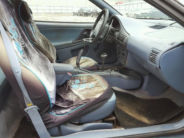 1G1JC1248VM127525 - 1997 CHEVROLET CAVALIER B BLUE photo 5