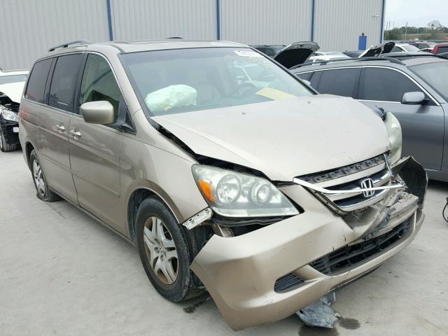 5FNRL386X6B421596 - 2006 HONDA ODYSSEY EX GOLD photo 1