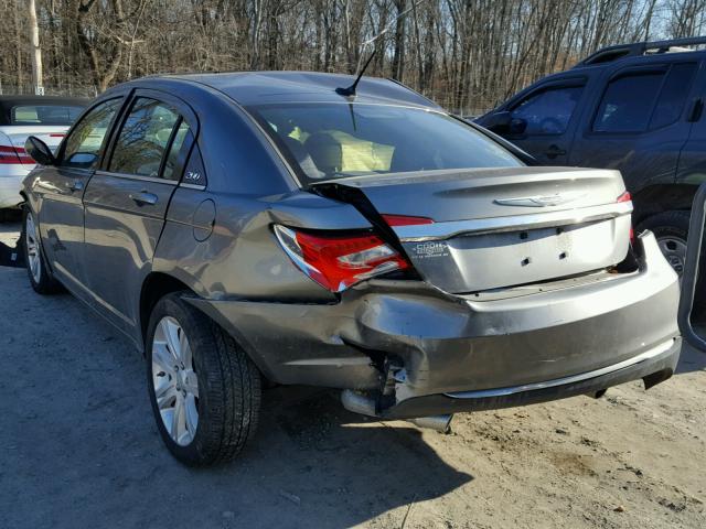 1C3CCBBG3CN240259 - 2012 CHRYSLER 200 TOURIN GRAY photo 3